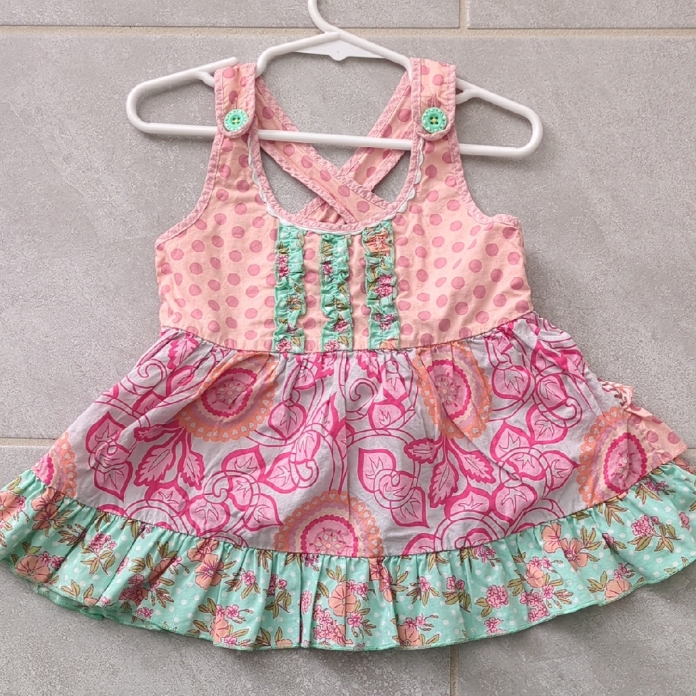 Matilda Jane Pink and Floral Baby Dress